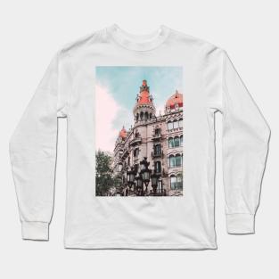 Barcellona Architecture Long Sleeve T-Shirt